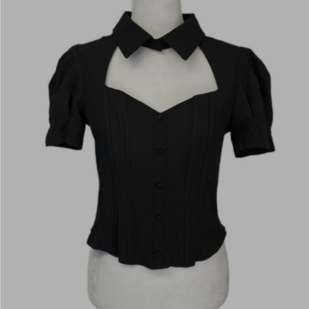 MILK & HONEY | white corset top